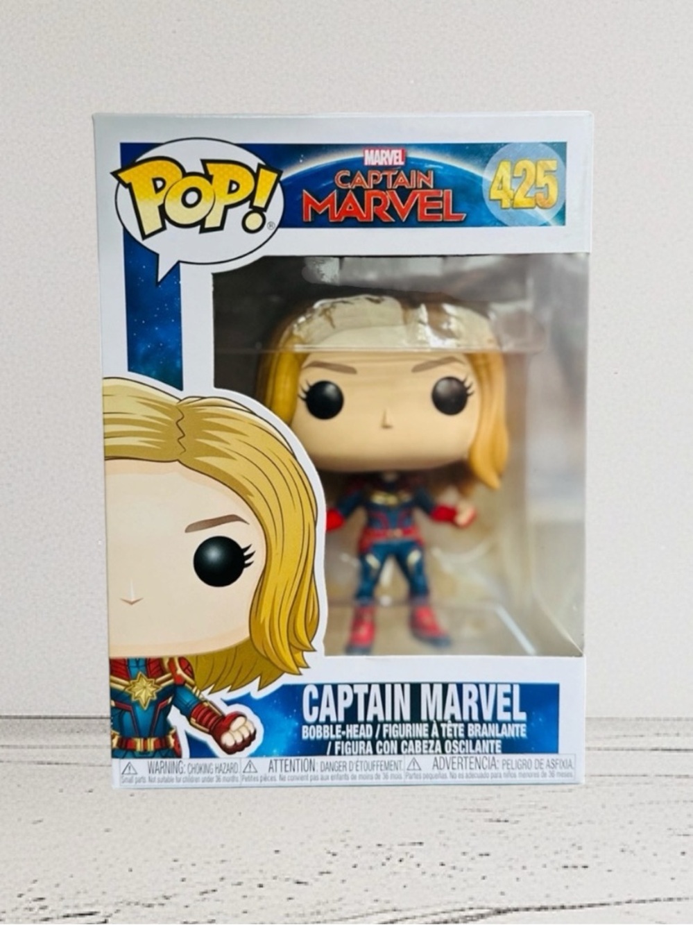 Funko Pop! Marvel Captain Marvel #425 Vinyl Figure - NIB